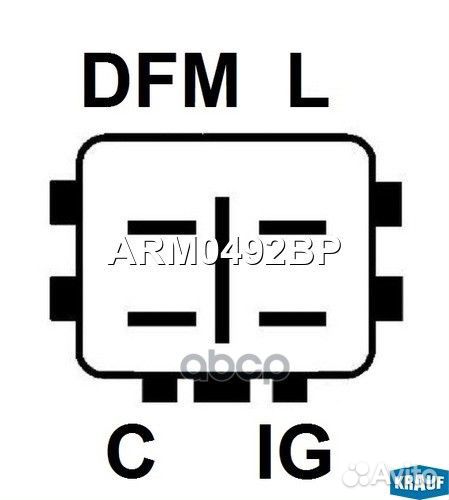 Регулятор генератора ARM0492BP Krauf