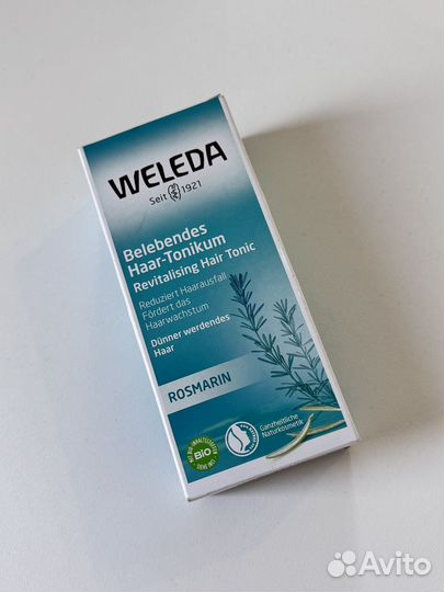 Weleda тоник с розмарином для роста волос