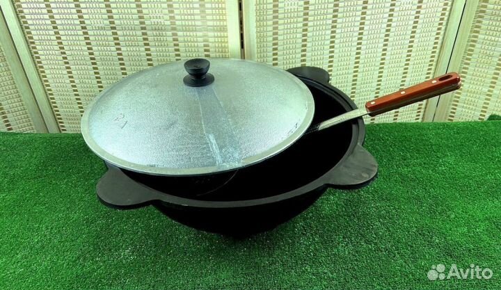 Узбекский казан чугунный 6 литров