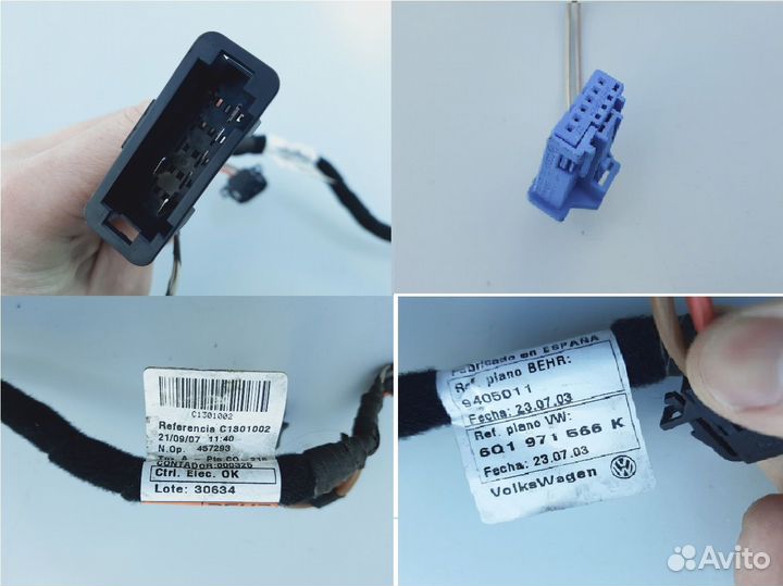 Проводка печки Skoda Fabia