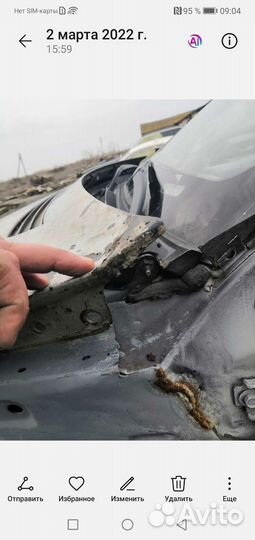 Капот mercedes w140