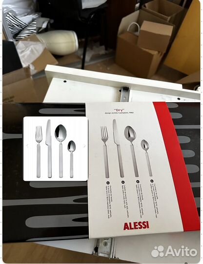 Alessi Dry набор столовых приборов 24 штуки