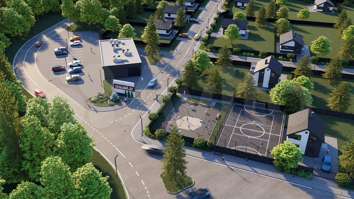 Коттедж 110 м² на участке 8 сот.