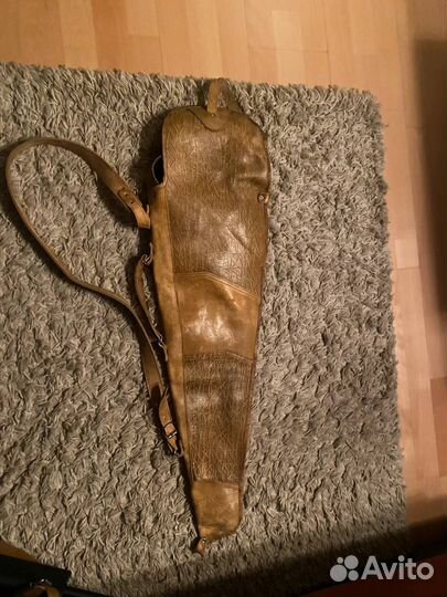 Чехол для ружья кожаный