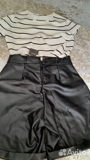 Кожаные шорты