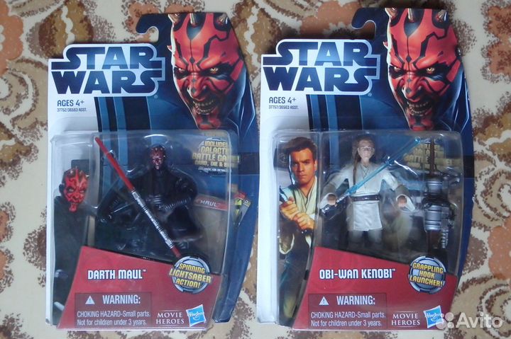 Фигурки Star Wars Darth Mull и Obi-Wan Kenobi