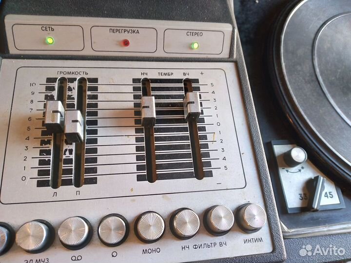 Проигрыватель Мелодия-103 М 2-колонки-ас - 6ас