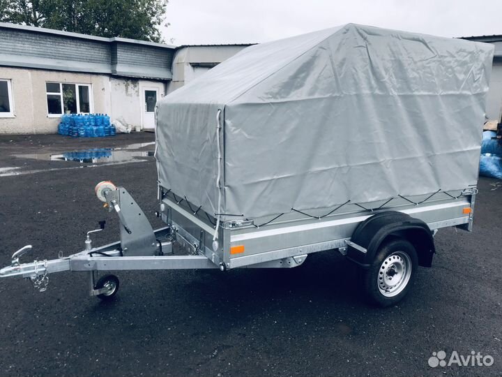 Прицеп 2,5х1,3 Оцинкованный, с тентом