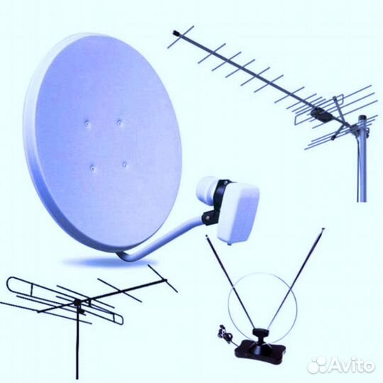 Установка спутникового и цифрового тв