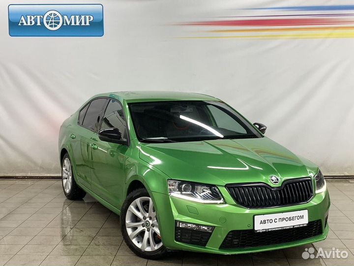 Skoda Octavia RS 2.0 AMT, 2015, 136 000 км