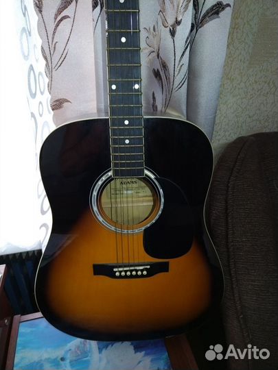 Акустическая гитара Адамс б/у