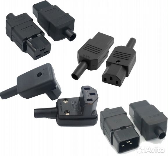 Вилка/разъем штекер C19/C20/C13