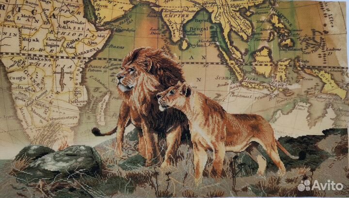 Картина вышитая крестом