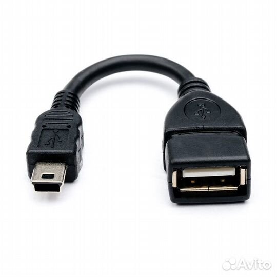 Переходник OTG USB гн- miniUSB для магнитол