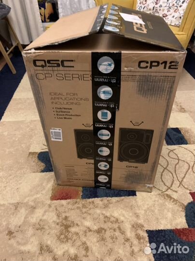 Активная колонка Qsc cp12 с чехлом