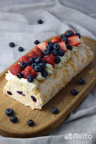 Меренговый рулет