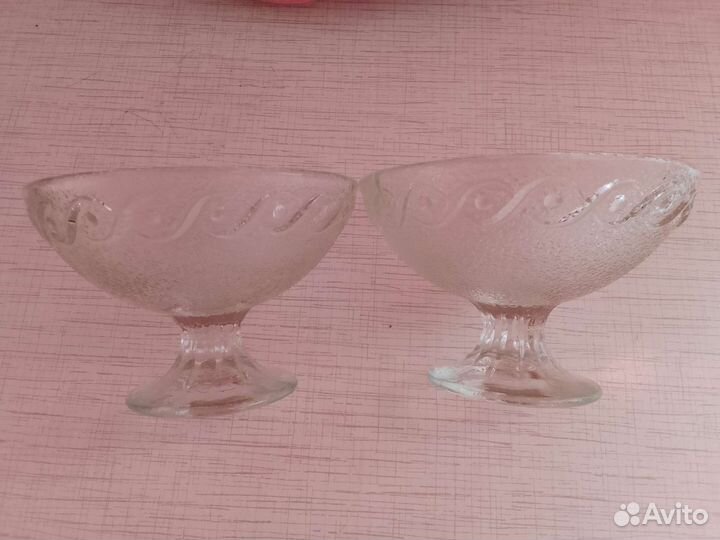 Конфетница креманка Уршельское стекло СССР