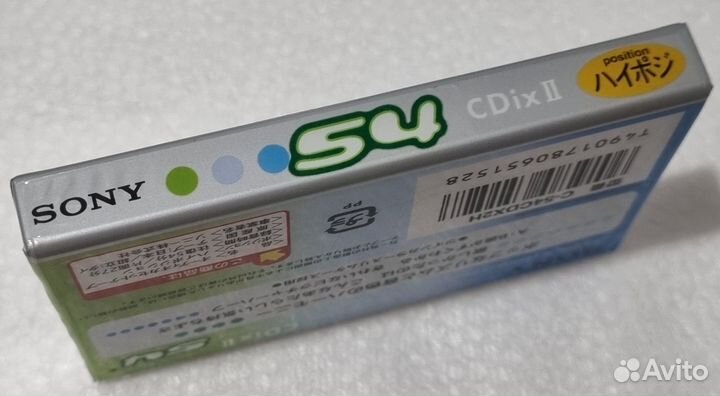 Sony cdixii 54 Аудиокассета Японский рынок