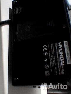 Радио-часы Hyundai H-1540 Black/Orange