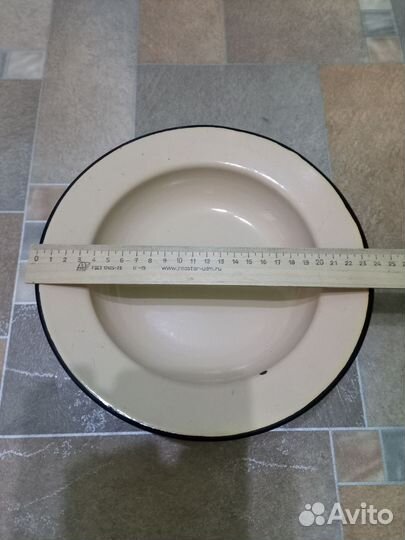 Тарелка металлическая(эмалированная) СССР