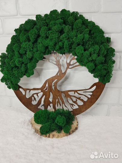 Панно со мхом