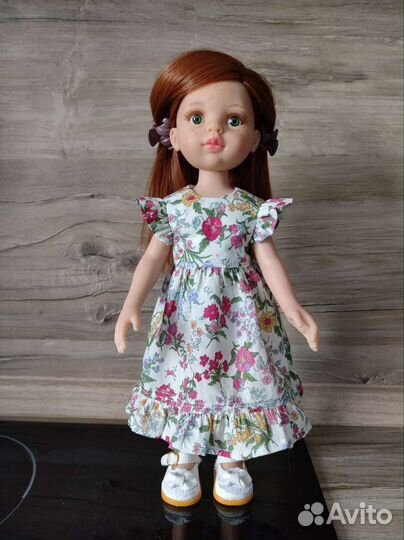 Платье для кукол Паола Рейна 