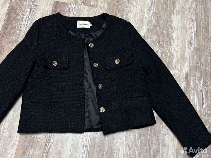 Твидовый жакет