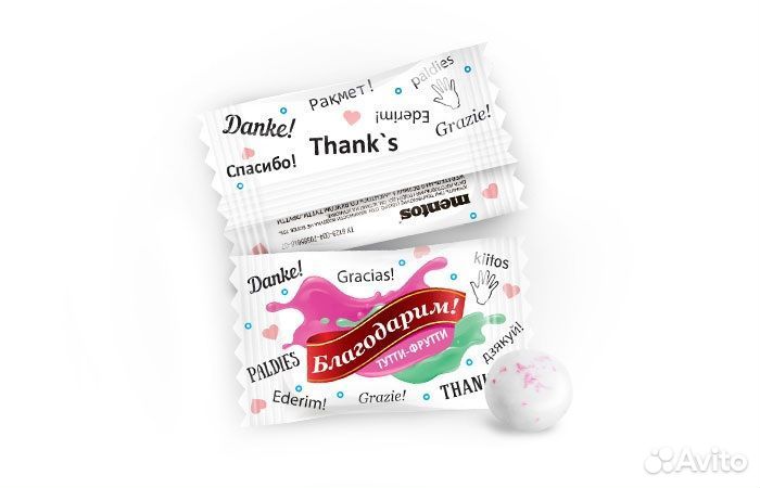 Жевательная резинка на заказ