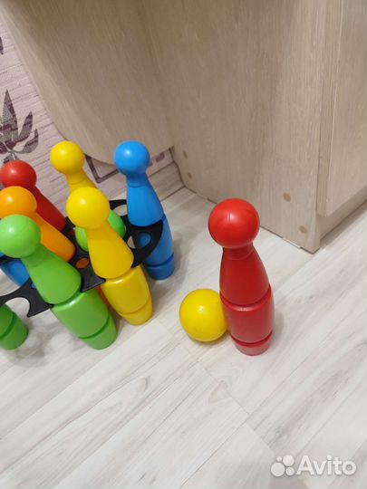 Кегли с мячиками