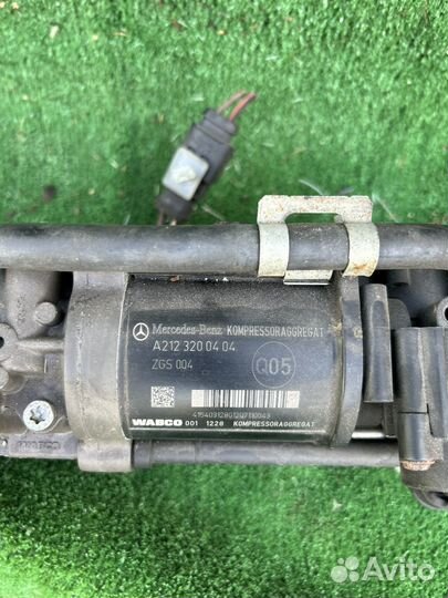 Компрессор пневмоподвески на mercedes benz w 212