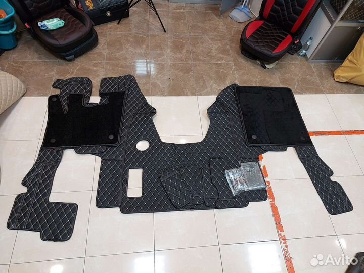 3d коврики из экокожи Daf95