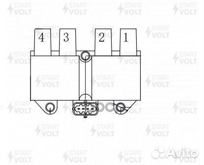 Катушка зажигания Opel Astra G (98) 1.6i SC 21