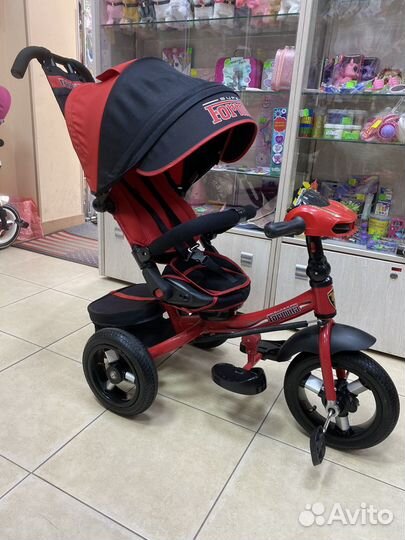 Велосипед-коляска с надувными колесами