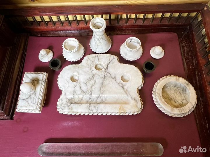 Письменный настольный прибор СССР, мрамор