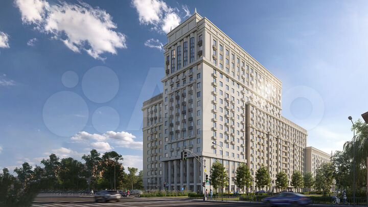 1-к. квартира, 54,6 м², 16/17 эт.