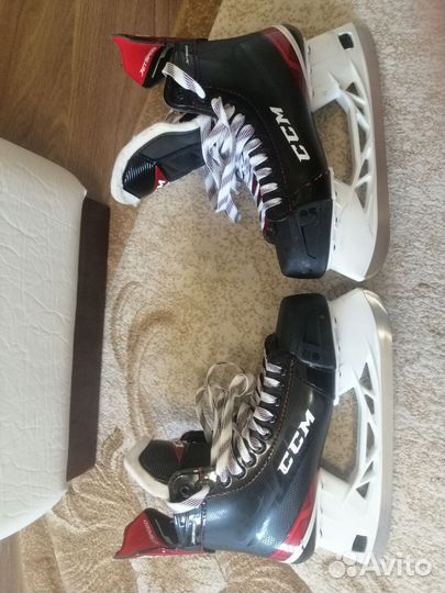 Коньки хоккейные ссм jetspeed ft 475 размер 9