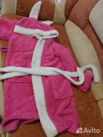 Халат махровый для девочек