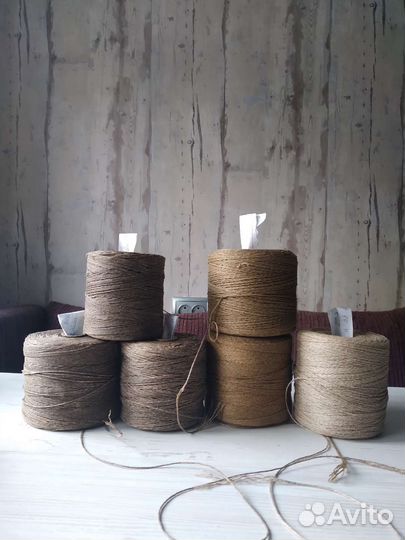 Шпагат льняной вощенный СССР