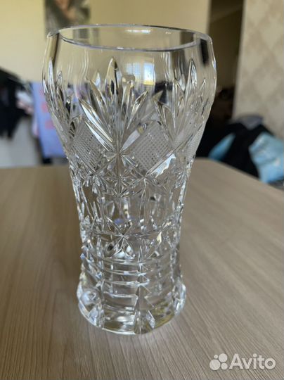 Хрустальная ваза для цветов СССР