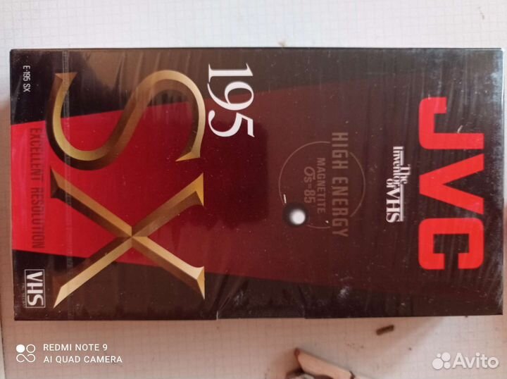 Видеокассеты vhs новые JVC