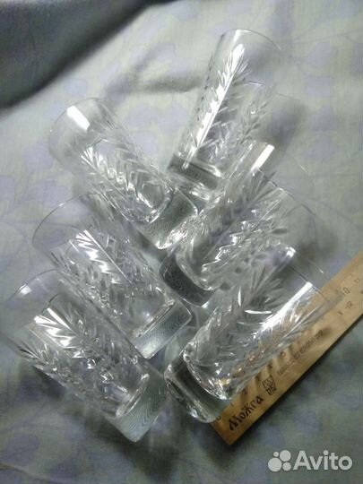 Хрустальные стопки/наборами