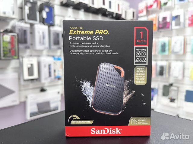 Портативный SanDisk Extreme PRO SSD V2 1TB