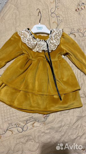 Платье для девочки 9-12 месяцев