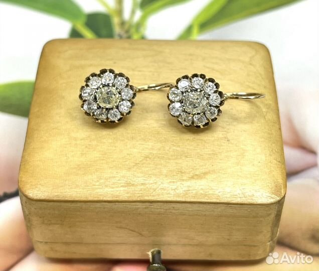 Антик, серьги 