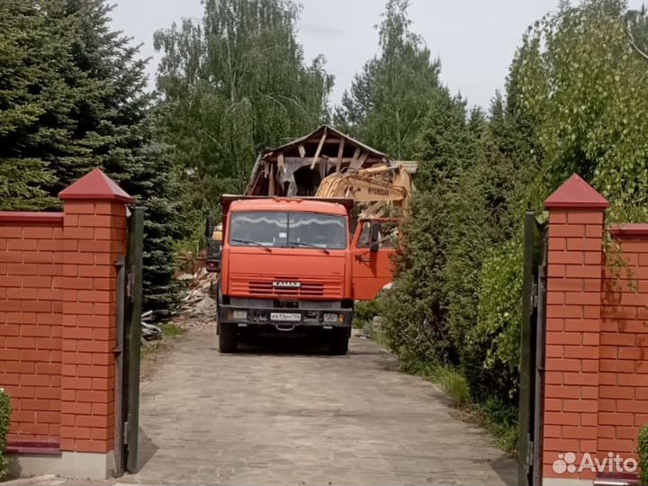 Расчистка участка спил деревьев корчевание