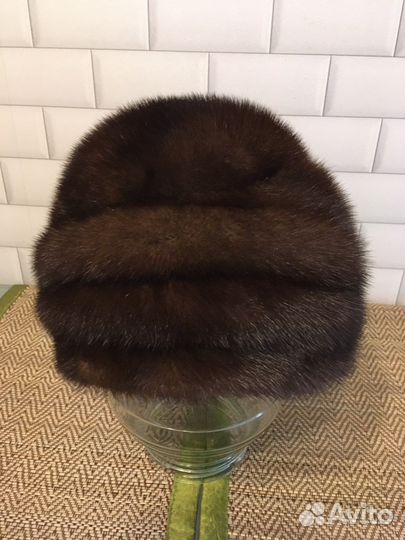 Шапка норковая женская