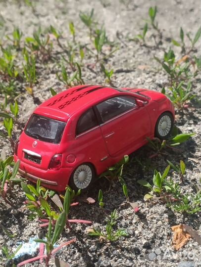 2007 fiat 500 welly 1/43