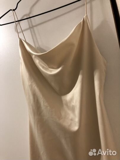 Платье женское комбинация бежевое