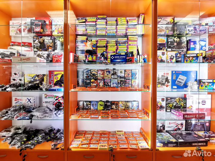 Hamy 4 (Денди + Sega) + 350 игр. Красный. Новый