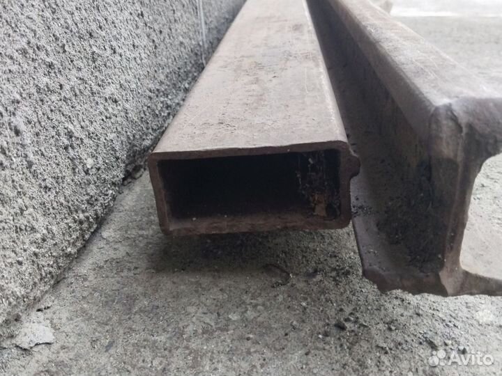 Труба 100х50 дл 5.6 м стенки 4мм за пог метр